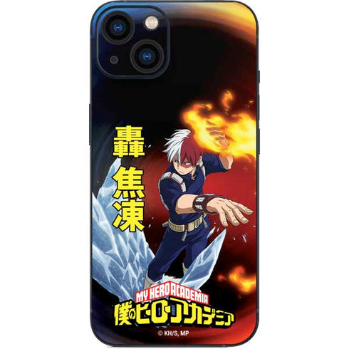 My Hero Academia Shoto Todoroki Season 4 iPhone 14 Plus Skin